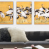 Thumbnail Flock of Cranes Japanese 3 piece wall art