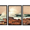 Thumbnail Nordic Breeze poster set - 3 piece seascape wall art