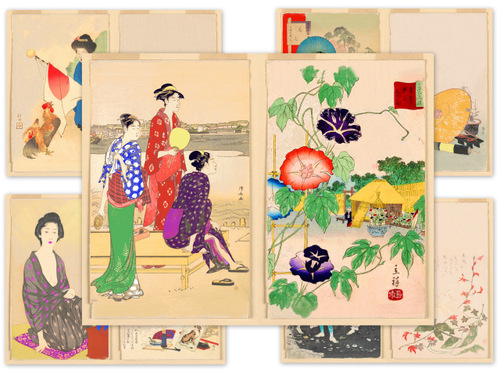 Product picture Vintage Life in Japan - Junk Journal Pages Set #1 