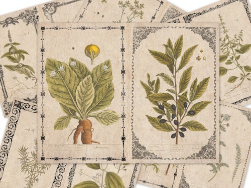 Product picture Magical Herbs Junk Journal Set