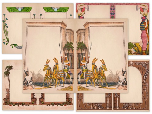 Product picture Ancient Egypt Junk Journal Printable Paper